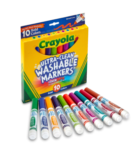 10 Count Crayola Broad Line Washable Markers