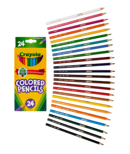 24 ct. Full Size Non-Toxic Crayola Colored Pencils Set