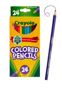 24 ct. Full Size Non-Toxic Crayola Colored Pencils Set