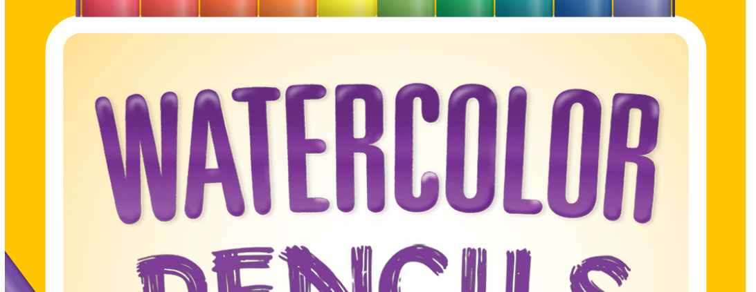 Crayola 24 Count Long Watercolor Colored Pencils