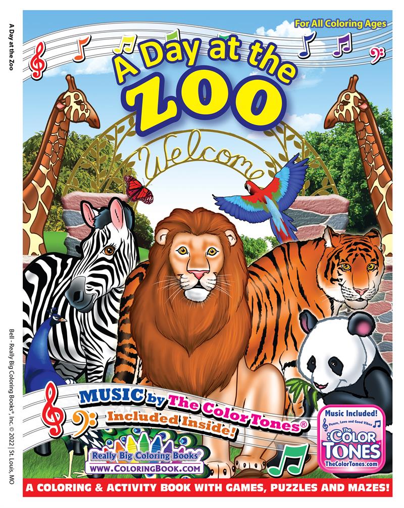 A Day at the Zoo Coloring Book