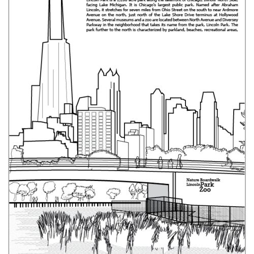 Coloring in Chicago Coloring Book