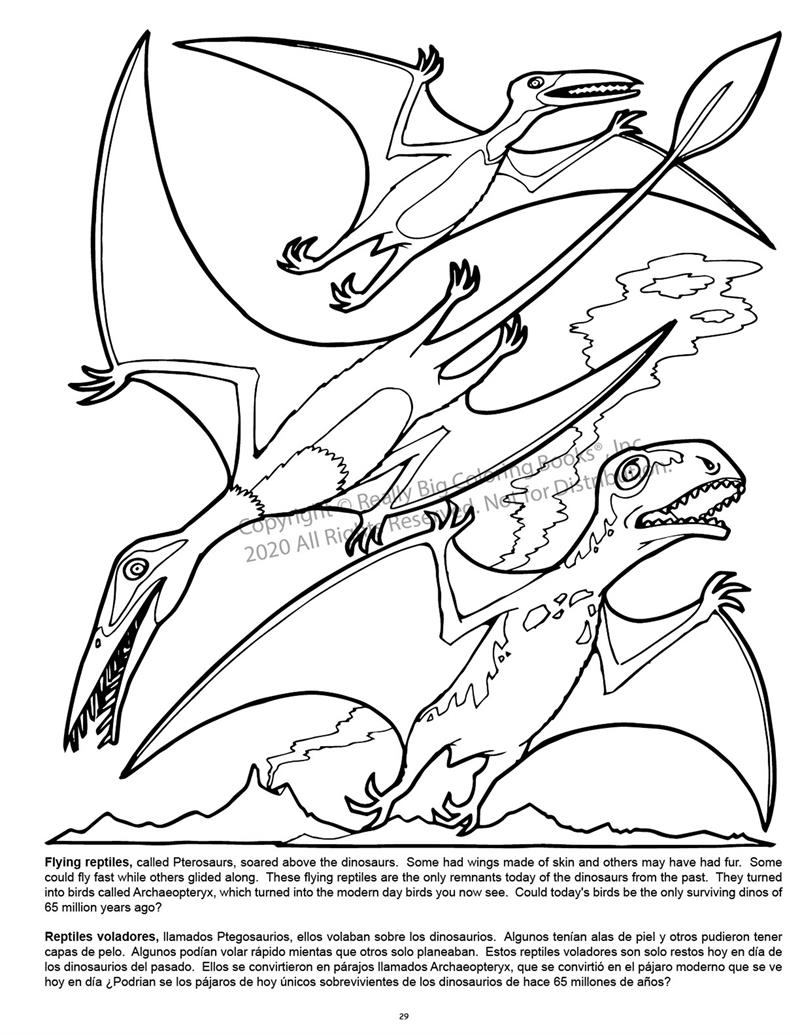 Pterosaurus Coloring Page