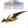 Dinosaurs Coloring Book Back Cover