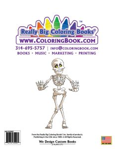 Halloween Coloring Book Back Cover