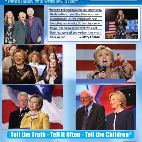 Hillary Clinton Coloring Book Comic 8.5 x 11