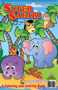 Super Safari Travel Tablet Coloring Book