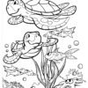 Turtles Sea Turtles Coloring Page