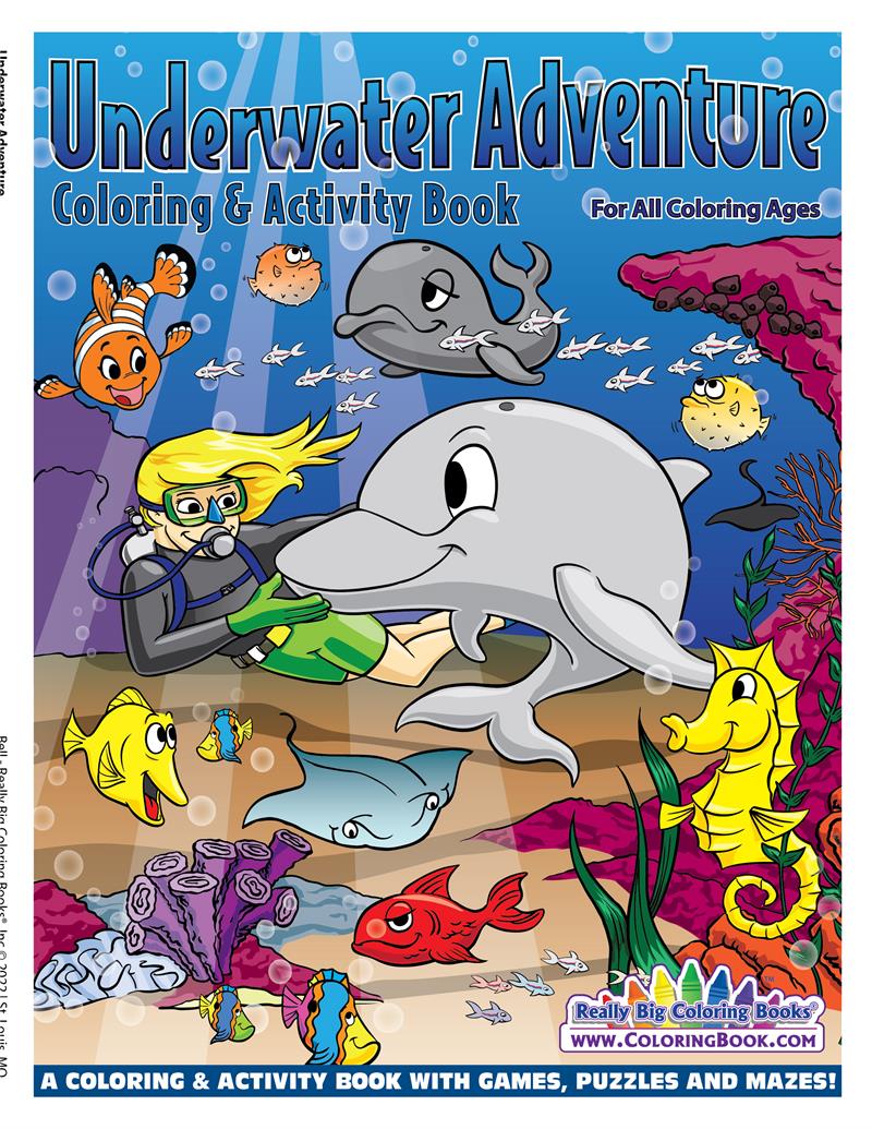 Underwater Adventures Coloring Book