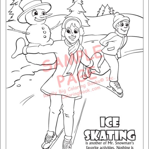 Our Winter Wonderland Coloring Book 8.5 x 11