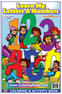 ABC 123 Letters and Numbers Really Big Coloring Book