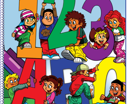 ABC 123 Letters and Numbers Really Big Coloring Book