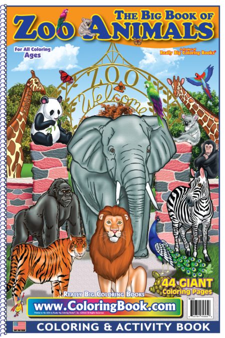 Zoo Animals Really Big Coloring Book