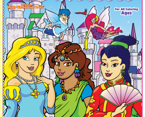 Fairies and Princesses Really Big Coloring Book
