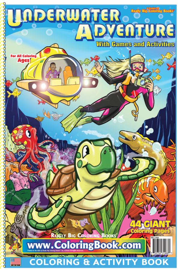 Underwater Adventures Really Big Coloring Book