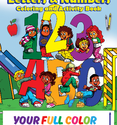 ABC-123 Imprint Coloring Book Tablet