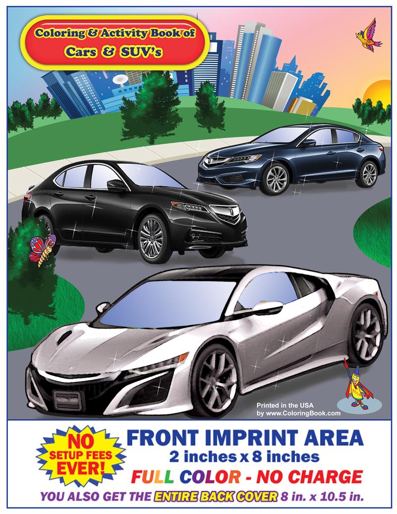 Acura Imprint Coloring and Activity Book