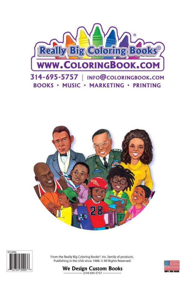 Black History Coloring Book 12 x 18