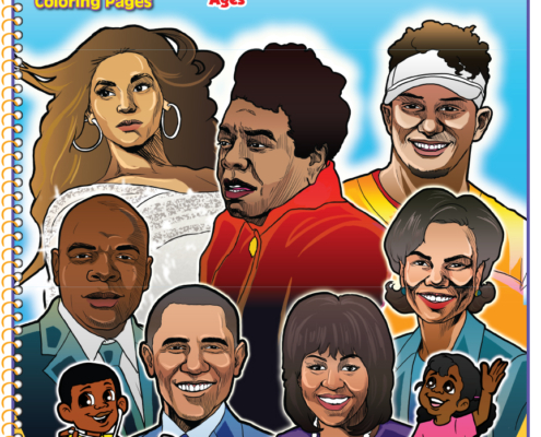 African American Leaders Really Big Coloring Book
