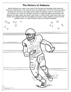 Alabama State Coloring Book