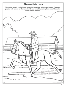 Alabama State Coloring Book