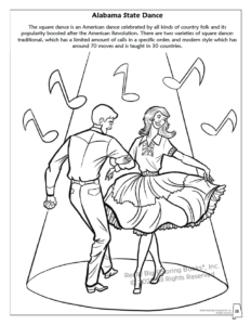 Alabama State Coloring Book