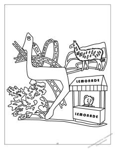 Aleph-Bet Coloring Book - History of Papercutting Coloring Page 3