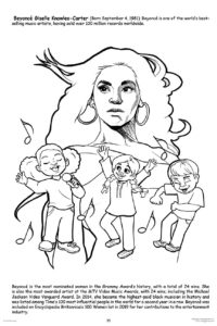 Beyonce Coloring Page