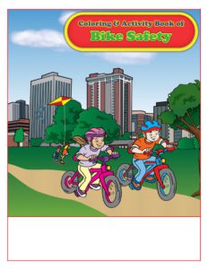 Bike Safety Imprint Coloring Book