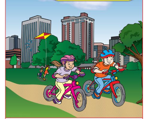 Bike Safety Imprint Coloring Book