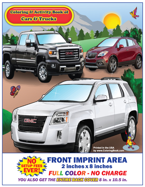 Buick GMC Imprint Coloring and Activity Book