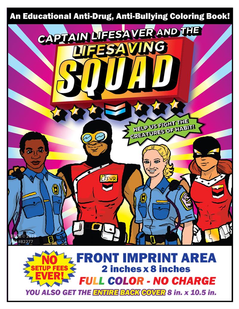 Lifesaving Squad Imprint Coloring Book