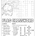 Celebrate America Flag Crossword Puzzle