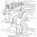 Car Safety Coloring Page