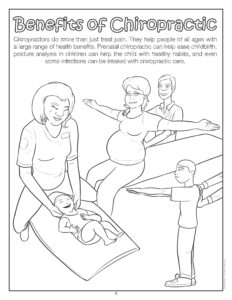 Benefits of Chiropractic Coloring Page