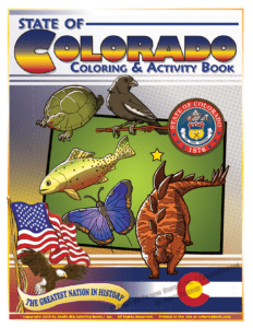 Colorado State Coloring Book