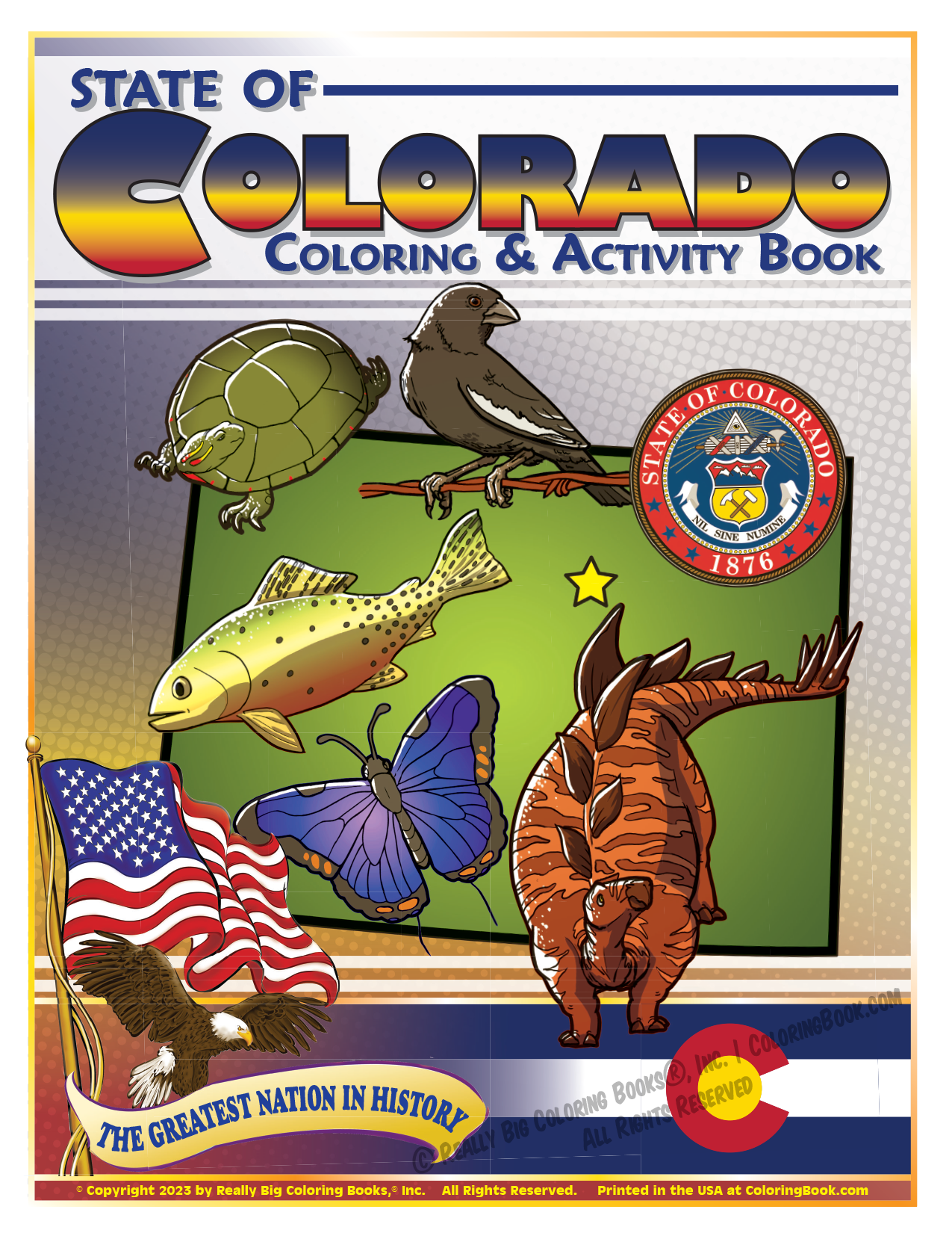 Colorado State Coloring Book