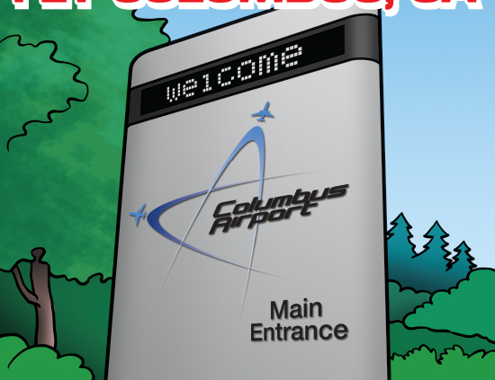 Fly Columbus GA Airport Coloring and Activity Book