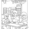 Fly Columbus GA Airport Coloring Page: Food at Propellers