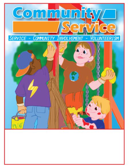 Community Service Imprint Coloring Book