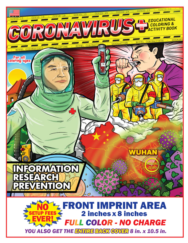 Coronavirus Imprint Coloring and Activity Book