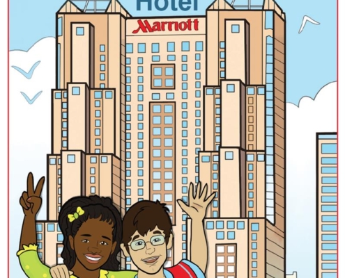 Marriott Hotel San Antonio Rivercenter Coloring and Activity Book
