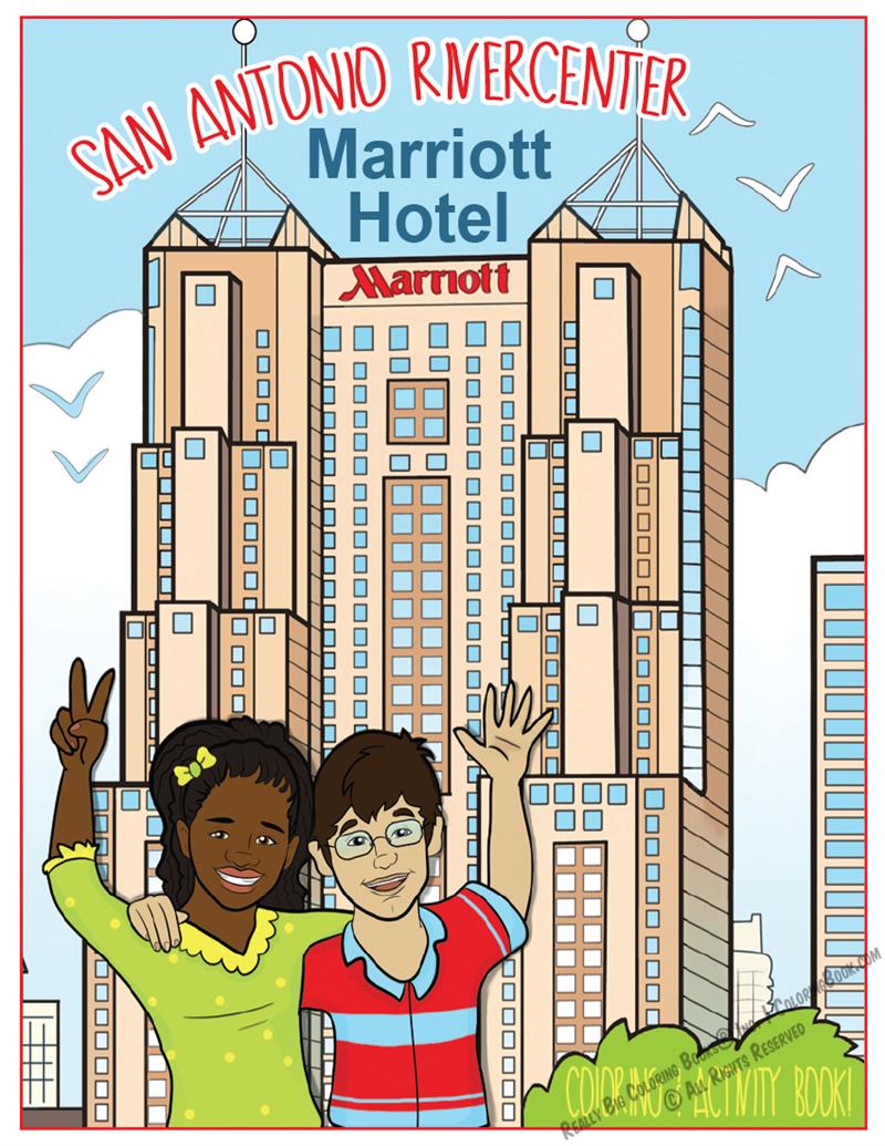 Marriott Hotel San Antonio Rivercenter Coloring and Activity Book