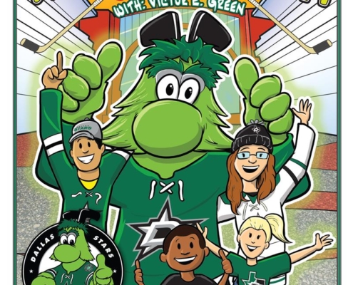 Dallas Stars Coloring Book: It's Game Day! With Victor E. Green Coloring and Activity Book