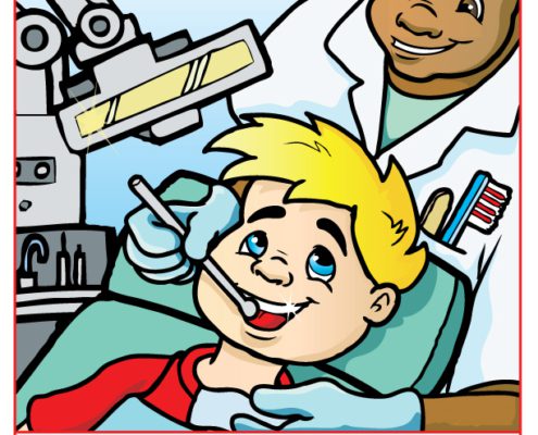 Dentist Imprint Coloring Book