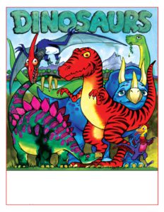 Dinosaurs Imprint Coloring Book