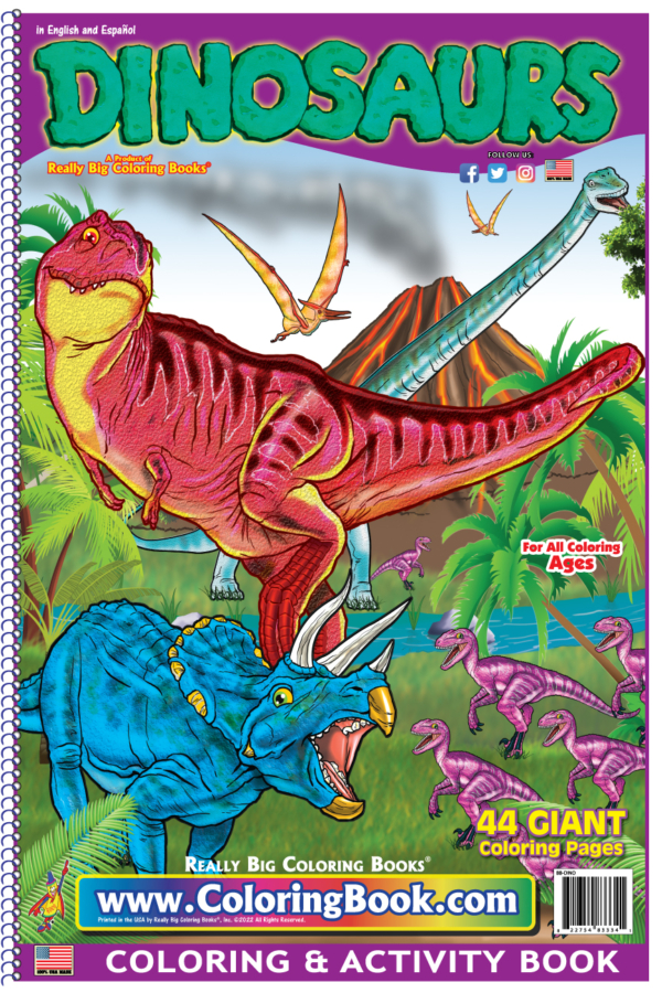 Dinosaurs Really Big Coloring Book