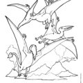 Pterosaur Coloring Page