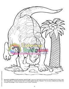 Iguanodon Coloring Page