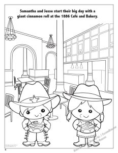 The Driskill Hotel Coloring Page: 1886 Cafe and Bakery Giant Cinnamon Roll